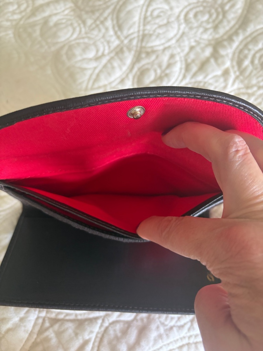 DOONEY & BOURKE Gretta Continental Monogram Wallet Bordeaux - Picture 8 of 12